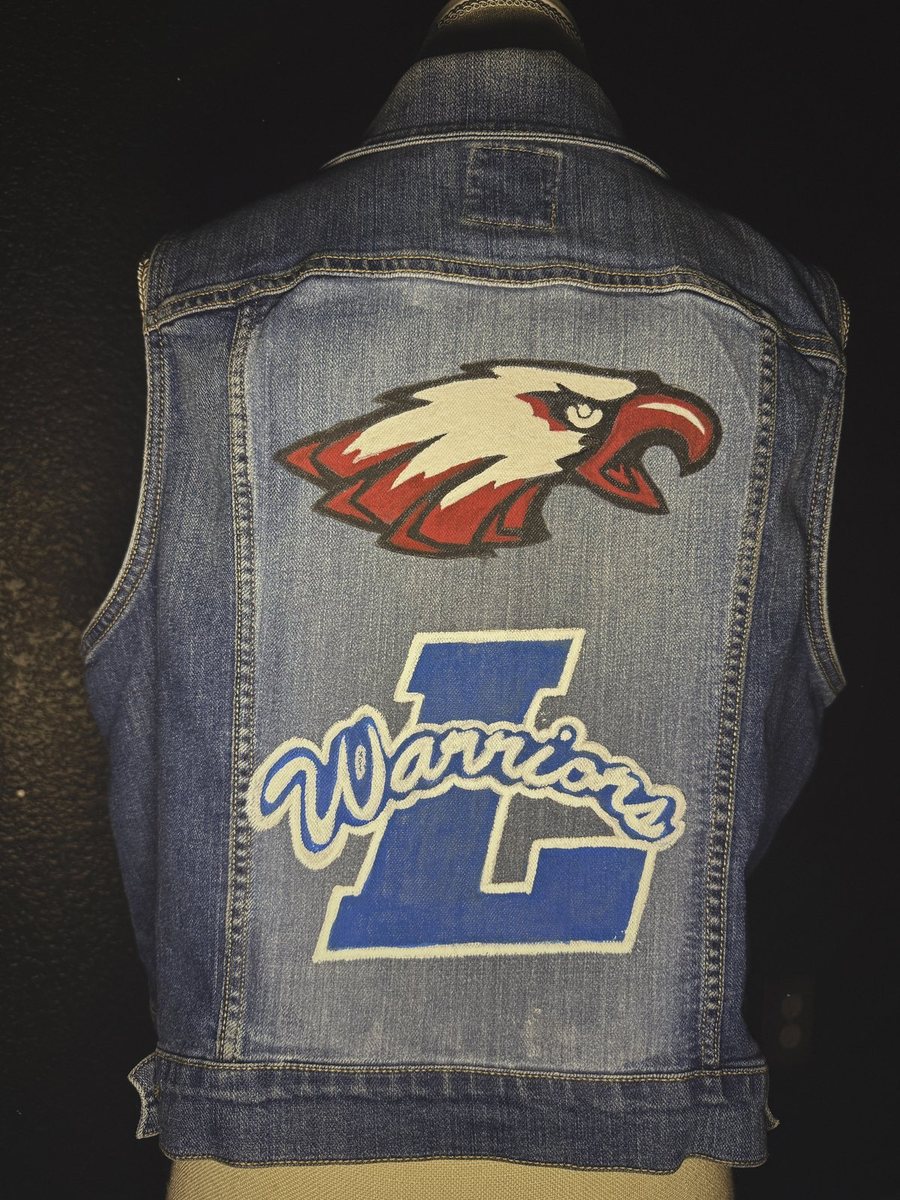 Custom team Warriors vest